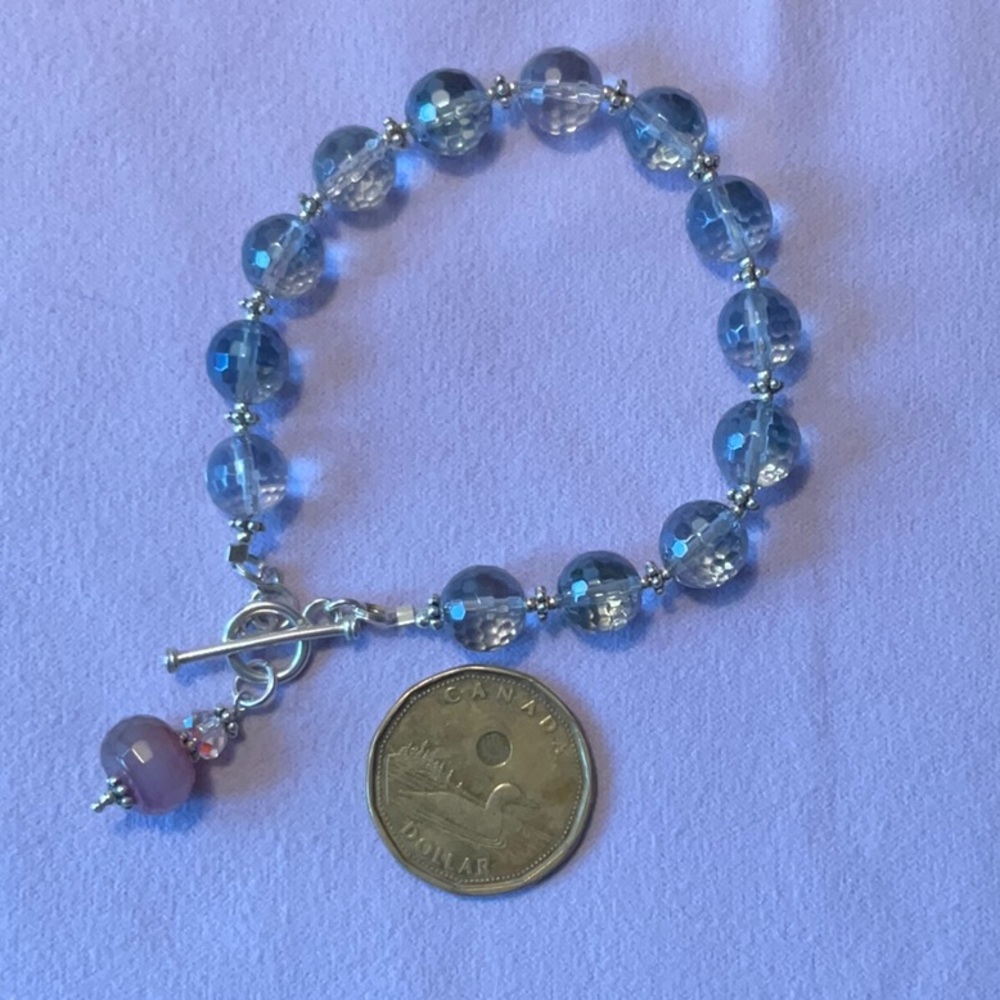 Crystal beaded bracelet